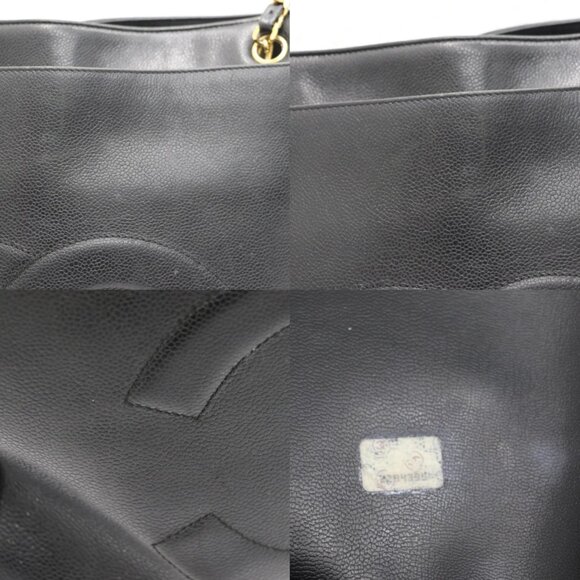 Chanel Caviar Shoulder Tote Bag - Black - Picture 14 of 14